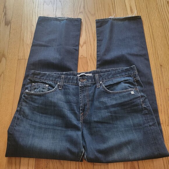 Vince Mens Dark Wash Jeans Size 38 - Picture 1 of 4